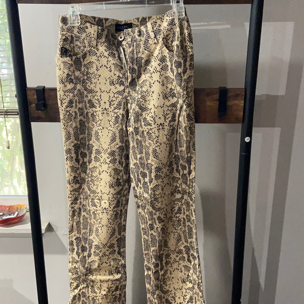 Snakeskin jeans